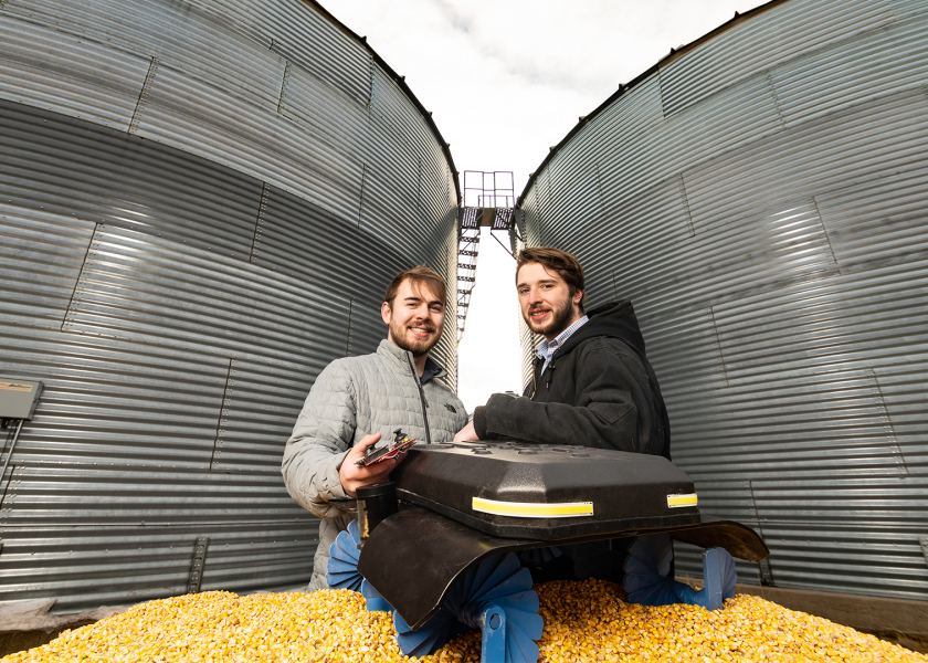"It stemmed from an idea from our family friend who is a farmer, who said, ‘hey, look, you guys build robots. Why don't you build me a robot so I and my children never have to go into a grain bin again?’ says Ben Johnson.  