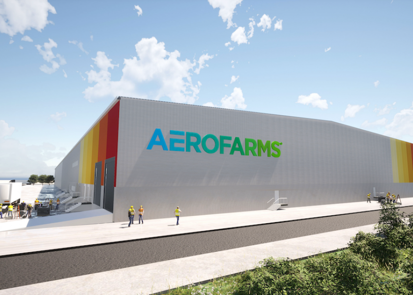 Artistic rendering of future AeroFarms AgX in Abu Dhabi, United Arab Emirates.