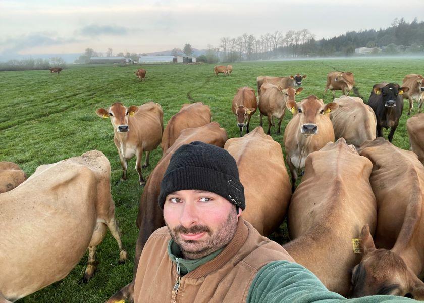 Derrick Josi, along with his family, milk 500 Jersey cows on the Tillamook Coast. He says that the industry needs to take these initiatives seriously, as they are well funded and being coordinated by the same people behind the scenes. 