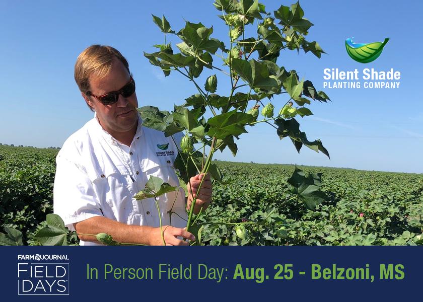 Join the Jack family at Silent Shade Planting Company, Belzoni, Miss., on Aug. 25 to learn more about row-crop production in the Delta. A variety of speakers and topics are planned.
