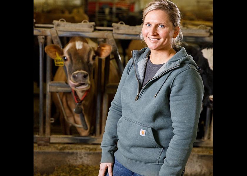 Finding her way to reach consumers and addressing their questions about dairy, Megan started a TikTok account nine months ago to reach a larger audience with her positive dairy messages.