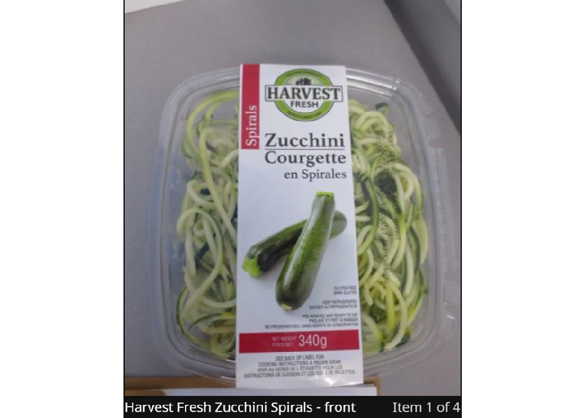  Harvest Fresh brand Zucchini Spirals