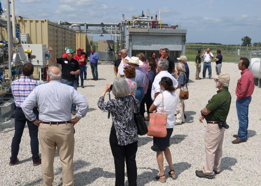 A tour of the manure-to-energy technology at Smithfield's Somerset Farm. 