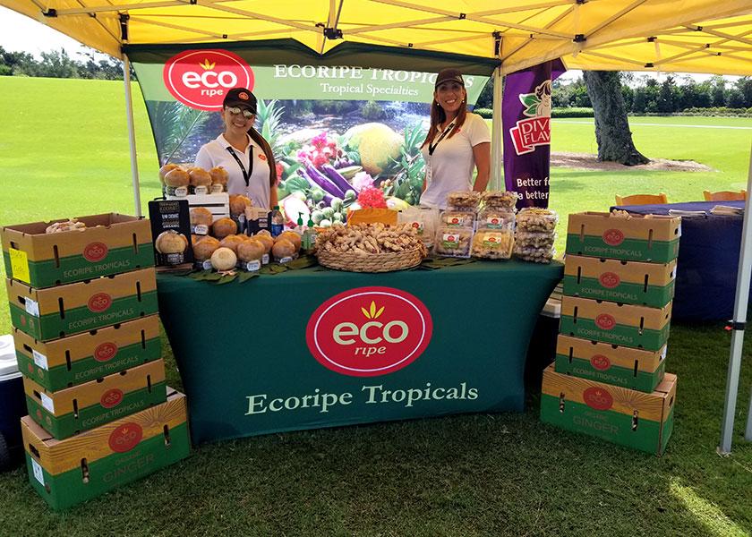 Ecoripe Tropical's general manager Isabel Hurtado and marketing coordinator Katalina Moreno