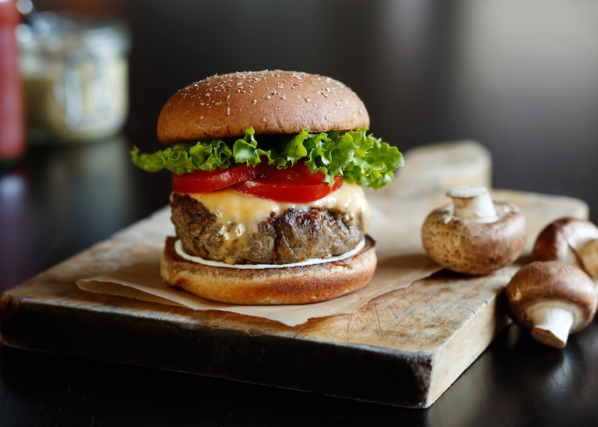 The Blend, often used in The Blended Burger that uses minced mushrooms, will be featured in many ways via The Food Network.