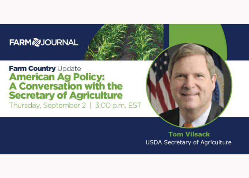 Ag Secretary to Join Virtual Town Hall, Discussing Most Pressing Issues in Agriculture