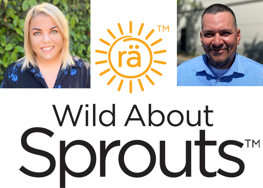 Chelsea Deusenberry (left) and Antonio Ortiz are two new hires at Wild About Sprouts.