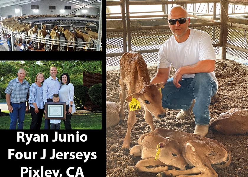 Ryan Junio of Four J Jerseys in Pixley, Calif., says he would like to see a new project cash flow itself before adopting it into his dairy. 