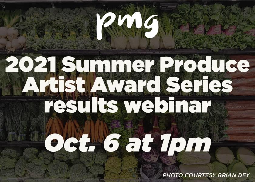 2021 Summer Produce Artist Award Series results webinar