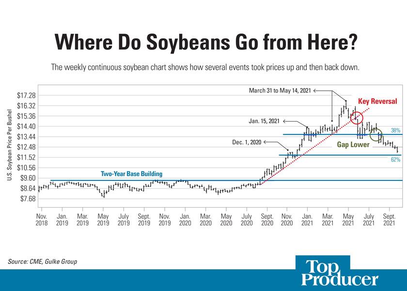 Every story has a beginning and an ending. The soybean story began in August 2020 after two years of a sideways base-building affair.