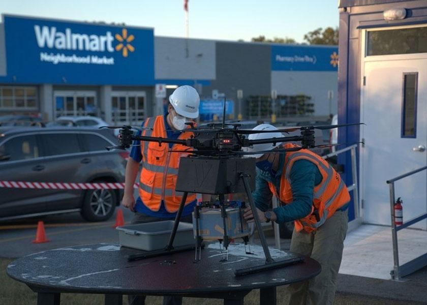 DroneUp has launched drone airport hubs with Walmart in NWA
