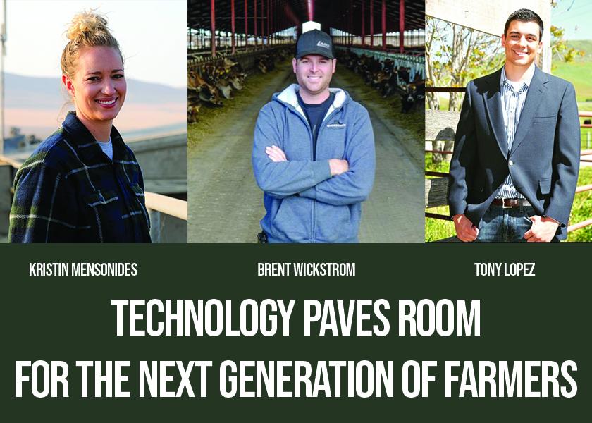 Dairy farmers Kristyn Mensonides, Brent Wickstrom and Tony Lopes talk about the challenges and future goals of their farm on a recent VAS webinar. 