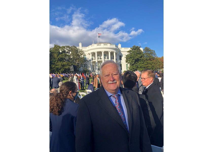 United Fresh President and CEO Tom Stenzel attended the White House ceremony as President Joe Biden signed the bipartisan Infrastructure Investment and Jobs Act into law.