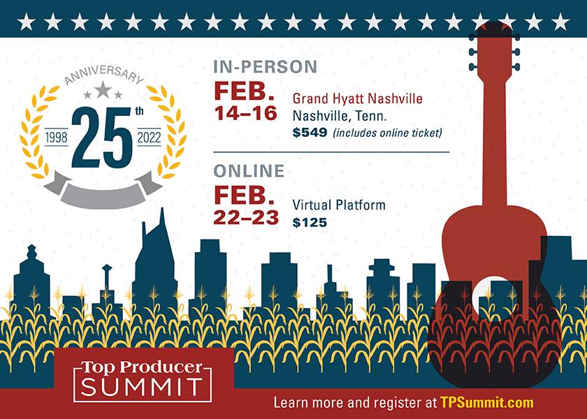 Make an investment in your operation by joining your peers at the 2022 Top Producer Summit.