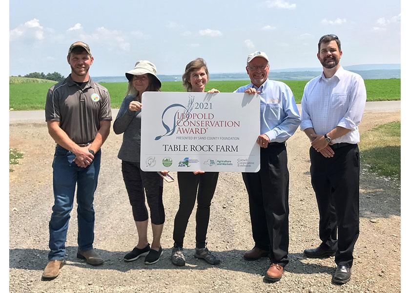 Table Rock Farm of Castile — 2021 recipient of New York State's Agricultural Environmental Management (AEM) Leopold Conservation Award.
