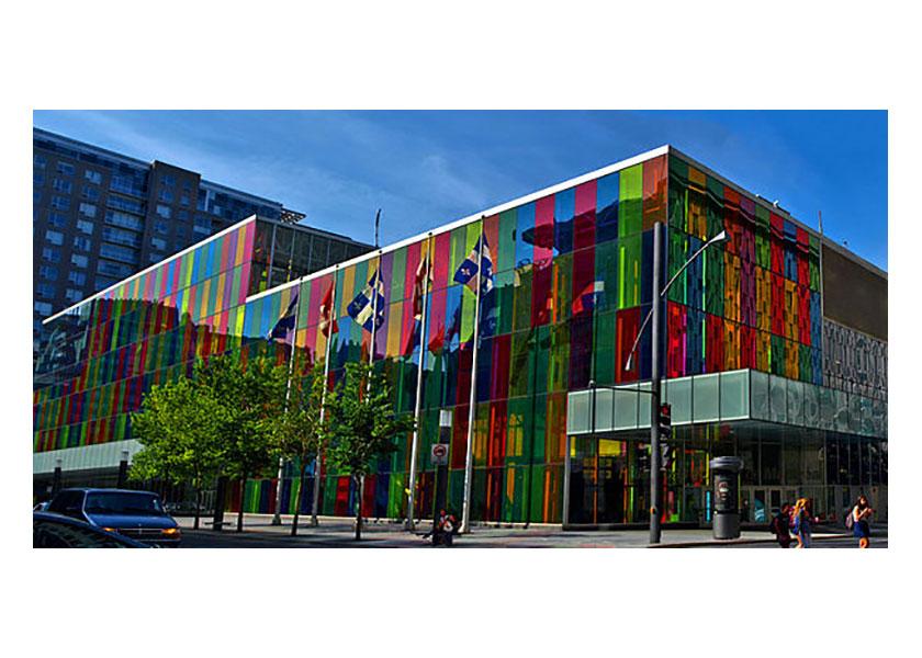 Exterior of Palais des Congrès de Montréal, where CPMA's April 5-7 Convention and Trade Show will be held.