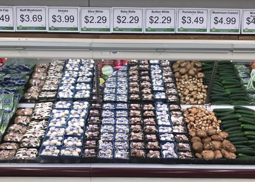  This display was a 2022 Produce Artist Award Series entry for the mushroom category.