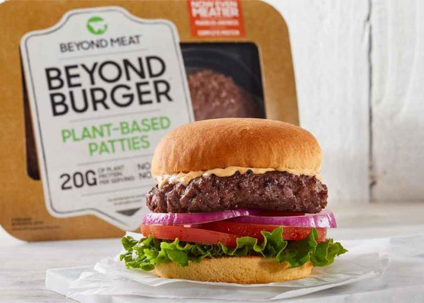 Plant-based burger 