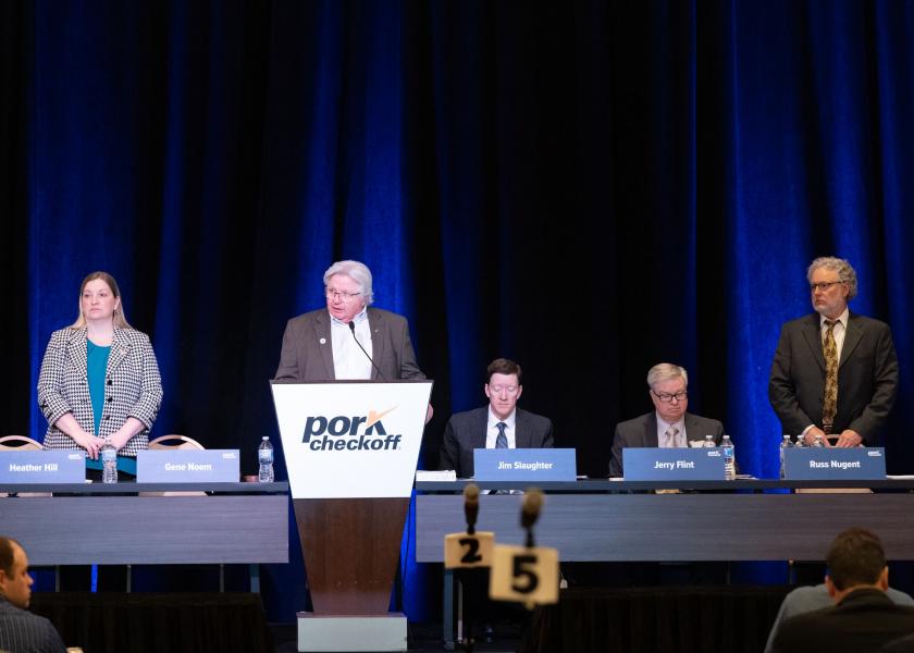 “Producers have told industry leadership they expect us to be efficient, strategic with their dollars,” said Gene Noem, a producer from Iowa and president of the National Pork Board.