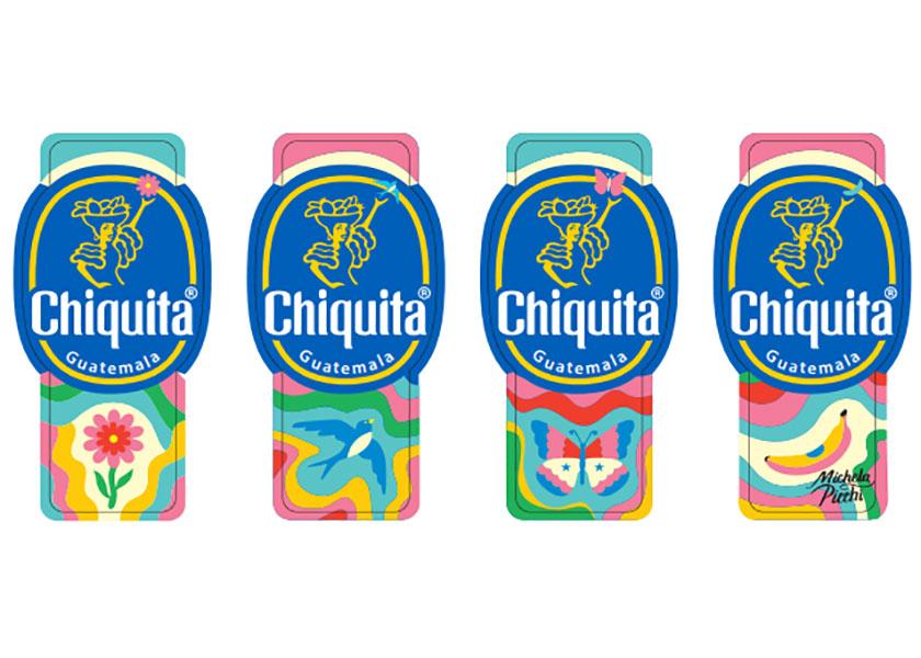  Chiquita's new spring-inspired stickers.