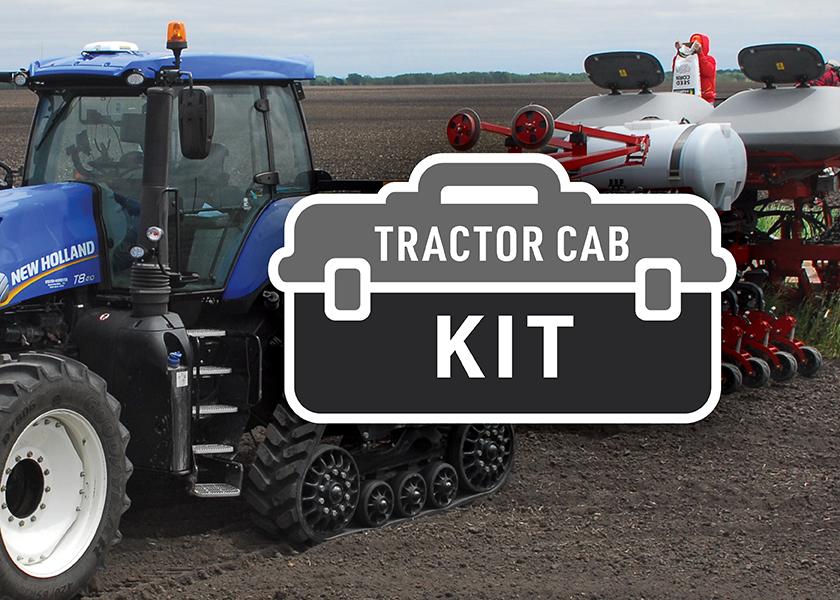 A well-stocked tractor cab sets the stage for a smooth planting season. Beyond good snacks and a solid playlist, a perfectly packed cab kit can reduce a planting frustration or two. 