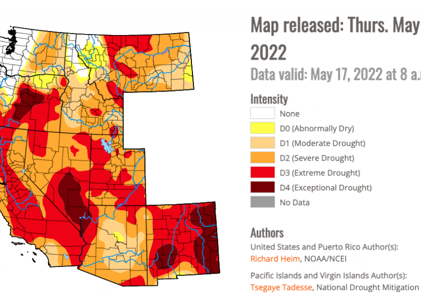 The Southwest is suffering under extreme and exceptional drought. 