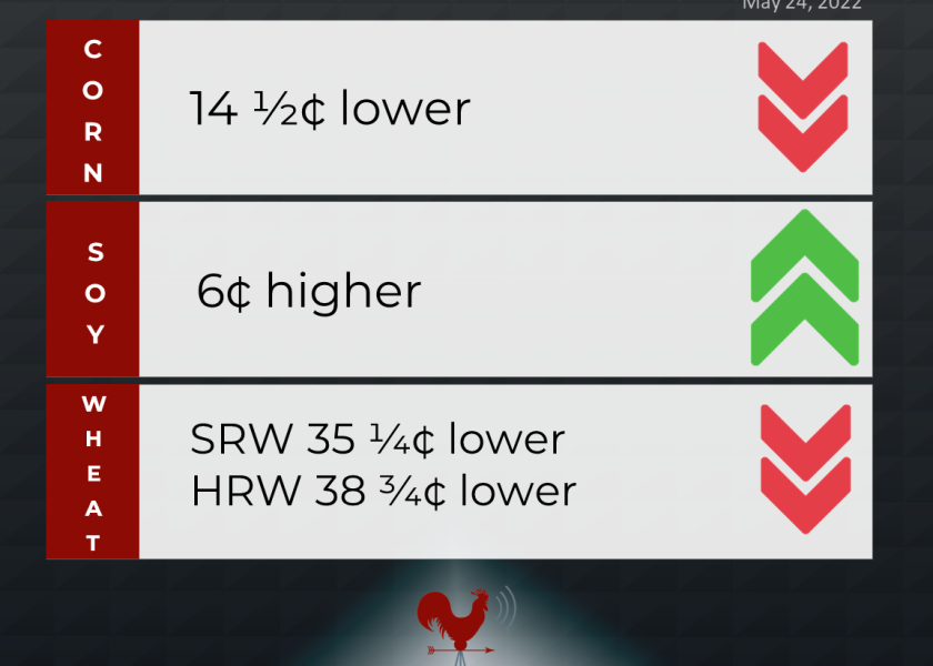 corn, soybean, wheat price movement