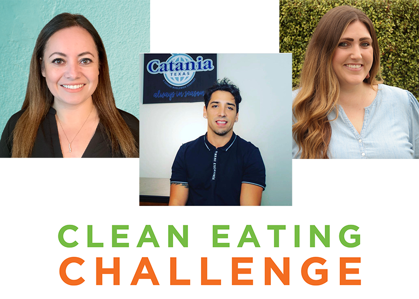 Jen Velasquez (from left), Clean Eating Challenge Committee chairperson and director of marketing at FullTilt Marketing; Matt Catania, vice president of Sales at Catania Worldwide; and Beth Keeton, Elephant House PR founder and CEO, all have participated in some way in the Viva Fresh Clean Eating Challenge.