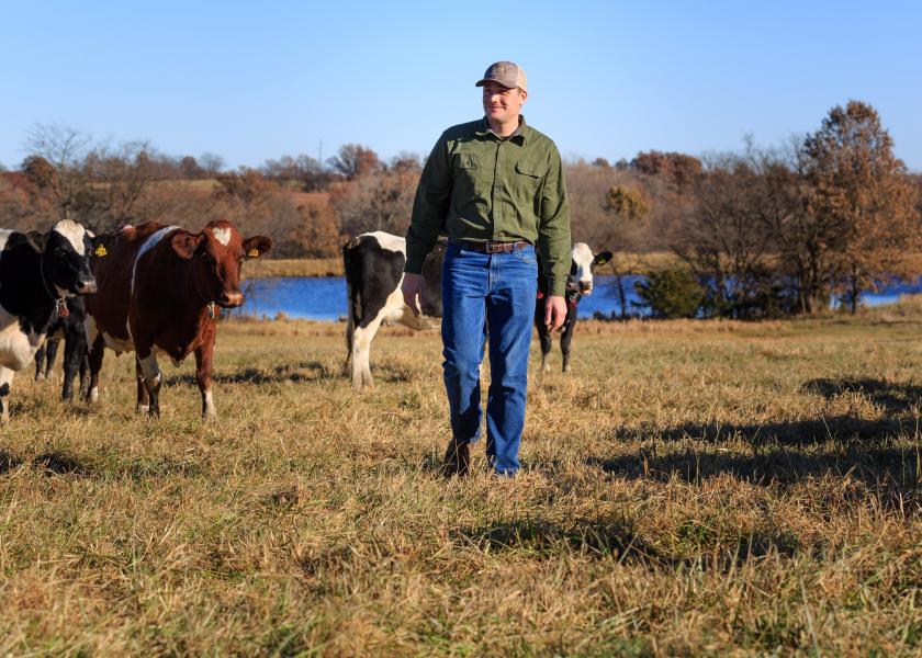 Alex Peterson represents the third generation on his family dairy, Peterson Dairy, Inc., located in Grundy County, Missouri. 