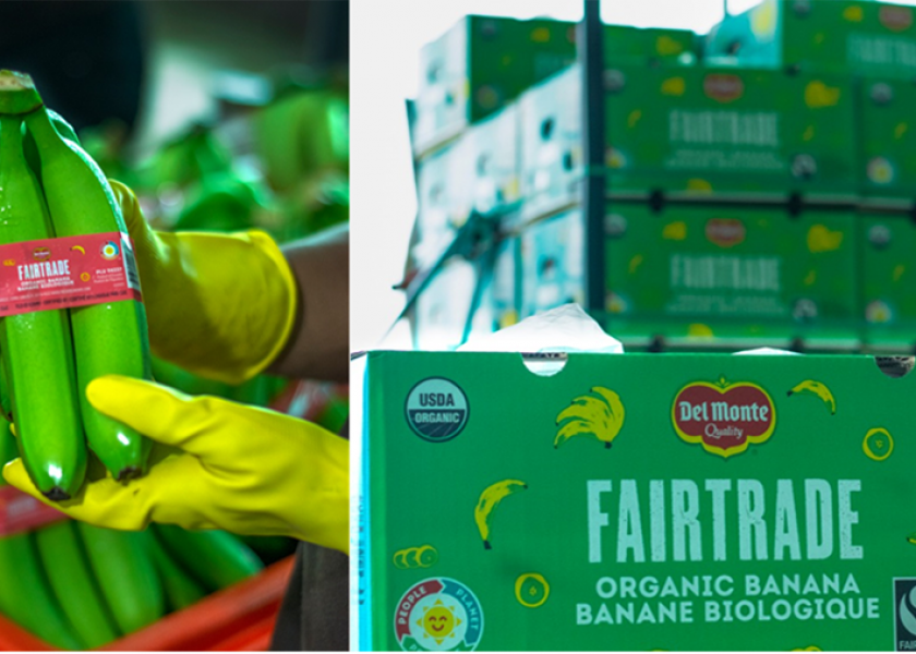 Fresh Del Monte now sells Fair Trade Certified organic bananas in Canada.