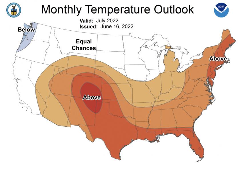 The heart of the U.S. will be the bullseye for heat and dryness, which could create a flash drought. 