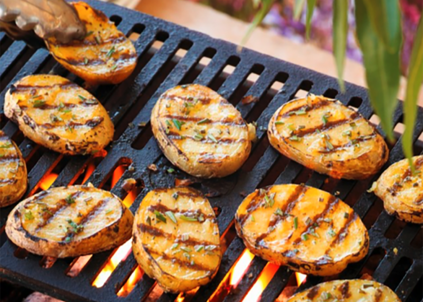 Side Delights predicts potatoes will play large in grilling season.