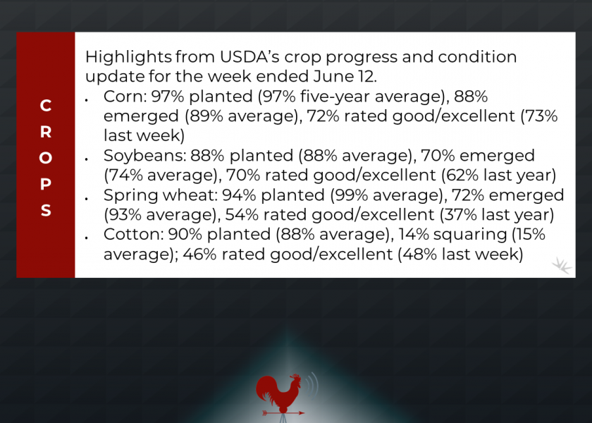 crop progress highlights