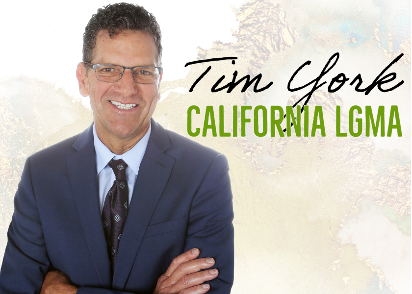 Tim York is CEO of the California Leafy Green Marketing Agreement (LGMA).
