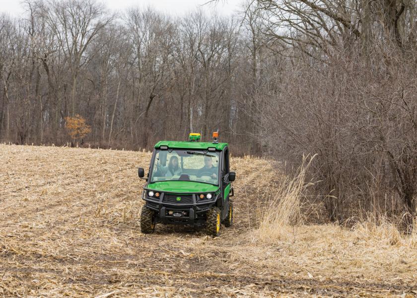 Select full-size John Deere Gator utility vehicles (UVs) can now come AutoTrac Ready from the factory starting with model year 2023. 