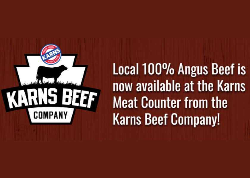 Locally-grown beef officially hit grocery store shelves at Karns Foods, a Pennsylvania grocery store chain, and has committed over 600 steers to the store’s program.