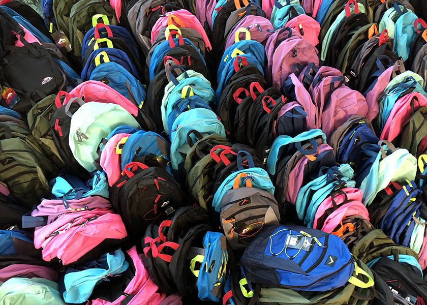 Dallas-based Hardie's Fresh Foods recently held a backpack giveaway, providing more than 1,000 free backpacks filled with school supplies to parents employed at the company. 