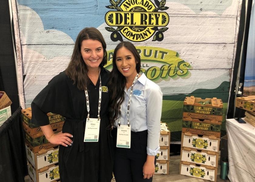 Hillary DeCarl, sales representative with Fallbrook, Calif.-based Del Rey Avocados, and Victoria Cao, sales representative, talked about the growth of the company’s packing and avocado handling capabilities at the IFPA Foodservice Conference on July 29.