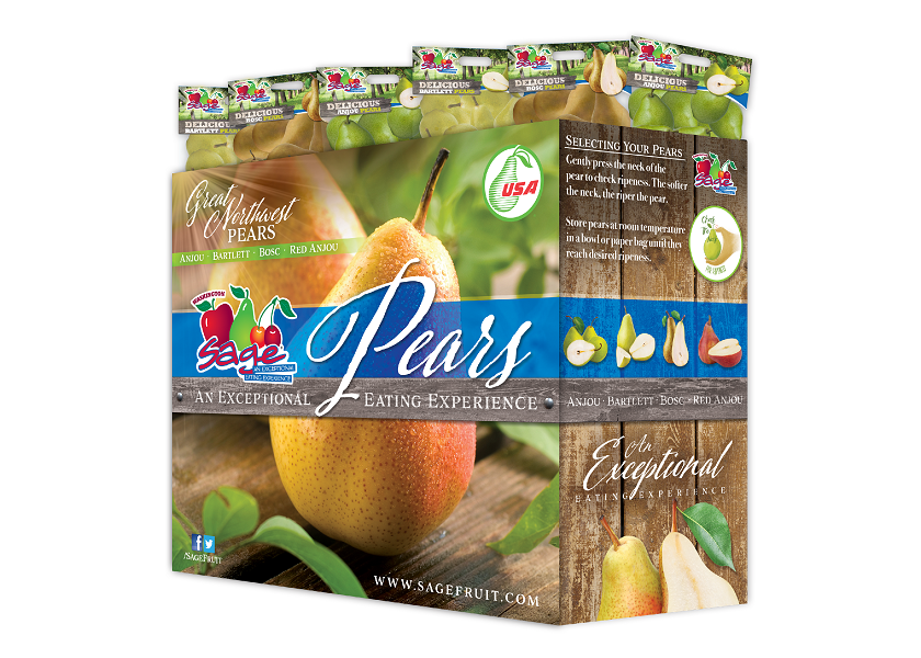 Chuck Sinks, president of sales and marketing, said retailers can maximize sales by communicating to consumers how to select and store pears.
