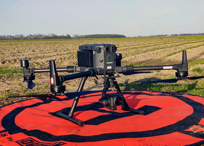 Via remote sensing, Taranis collects and analyzes leaf-level resolution of fields to identify weeds, diseases, insects, and nutrient deficiencies. 