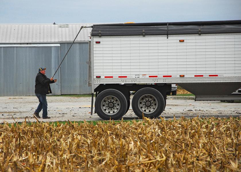 When taking trucks and equipment out of storage prior to harvest, assume every tire needs air.
