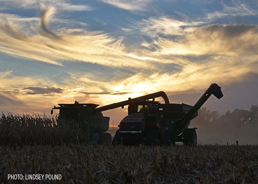 Rural bankers note declining economic optimism as harvest continues.