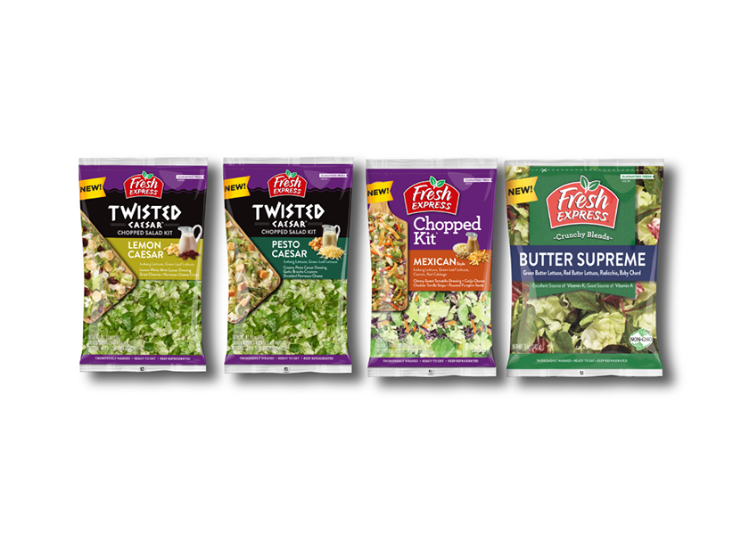 Fresh Express introduces four new salad items.
