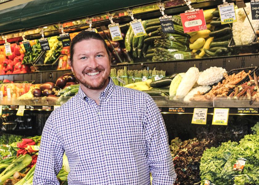 Chris Miller is the produce director of MOM's Organic Market.