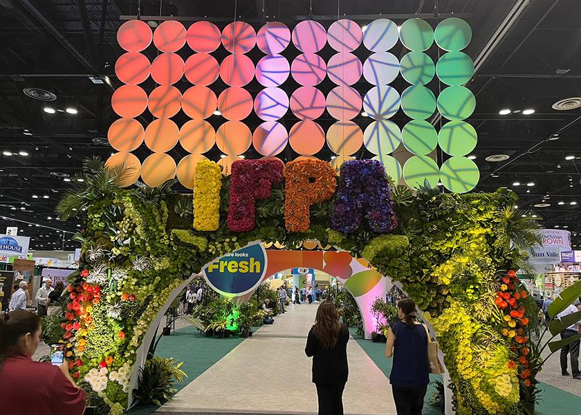 The bountiful entrance to IFPA's Global Produce and Floral Show.