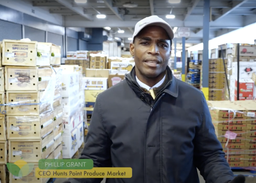Hunts Point Produce Market CEO Phillip Grant stars in a promotional video about the wholesale market terminal's busiest day of the year.