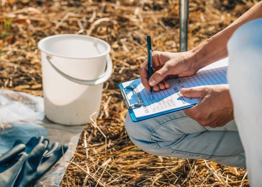Soil tests are one part of organic inspection. 
