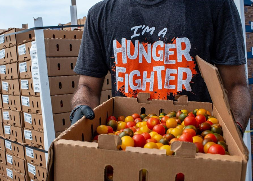 Tomatoes, cucumbers and peppers were among the produce NatureSweet donated to food banks in the U.S. and Mexico in 2022

