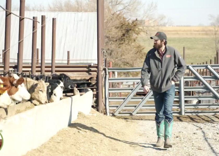 Ben Row, farm manager at Talcott Land and Cattle, Lincoln, Nebraska.