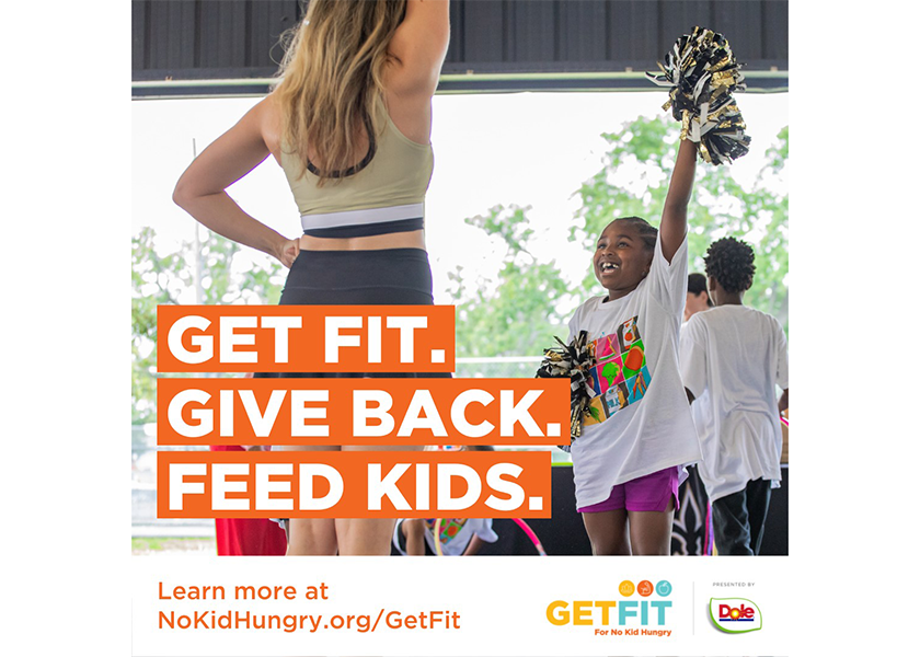 Dole recruited several of the key "Get Fit for No Kid Hungry" influencers participating in this year’s program.